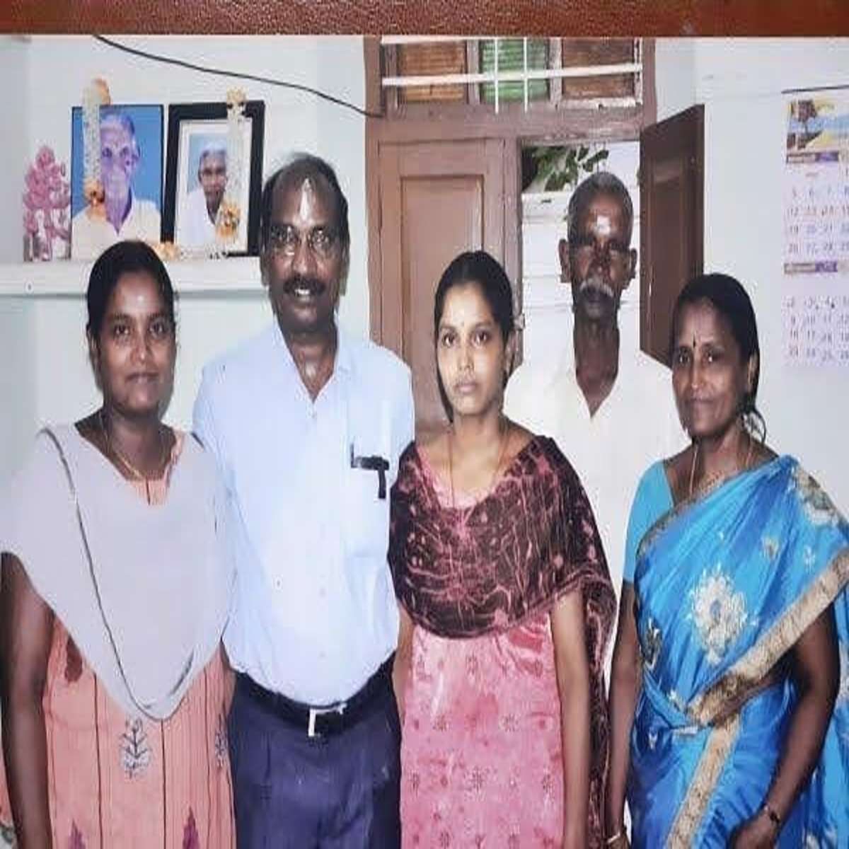Dr K Sivan ISRO scientist Family photograph with his wife and Uncle