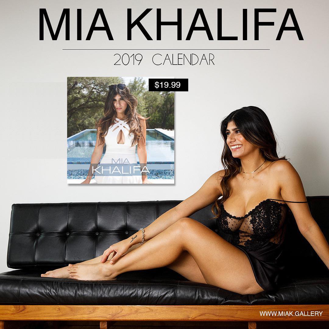Mia Khalifa 2019 Calender photoshoot adult webcam model actress,mia khalifa age