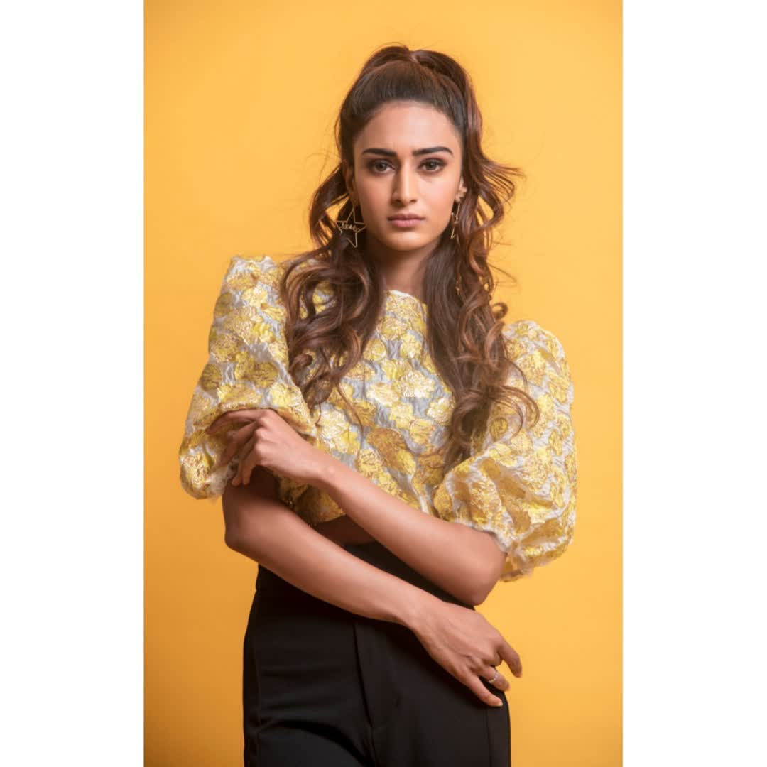 erica fernandes photo shoot yellow outfit