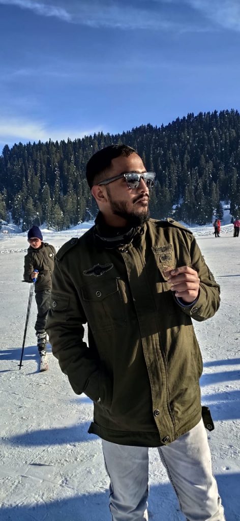 Asli Daud during his Kashmir trip