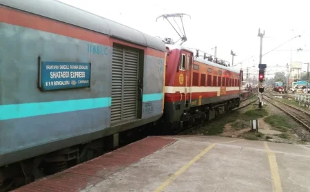 Check Bangalore to Chennai Train Running Status
