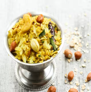 The Balance of Sweet Raisins and Spiced Poha in Traditional Gujarati Chivda