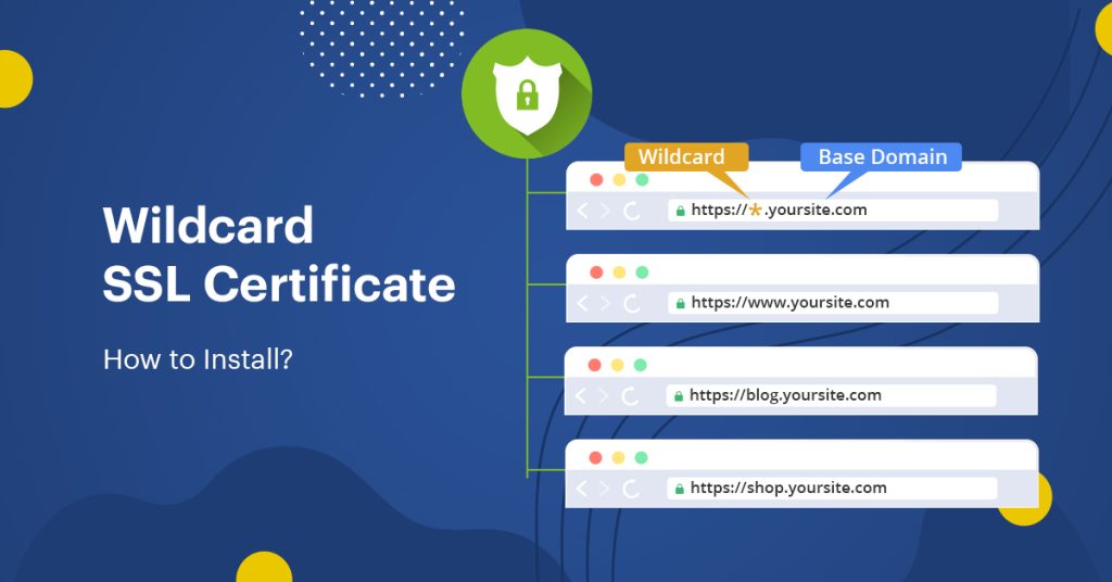 What is a wildcard certificate?